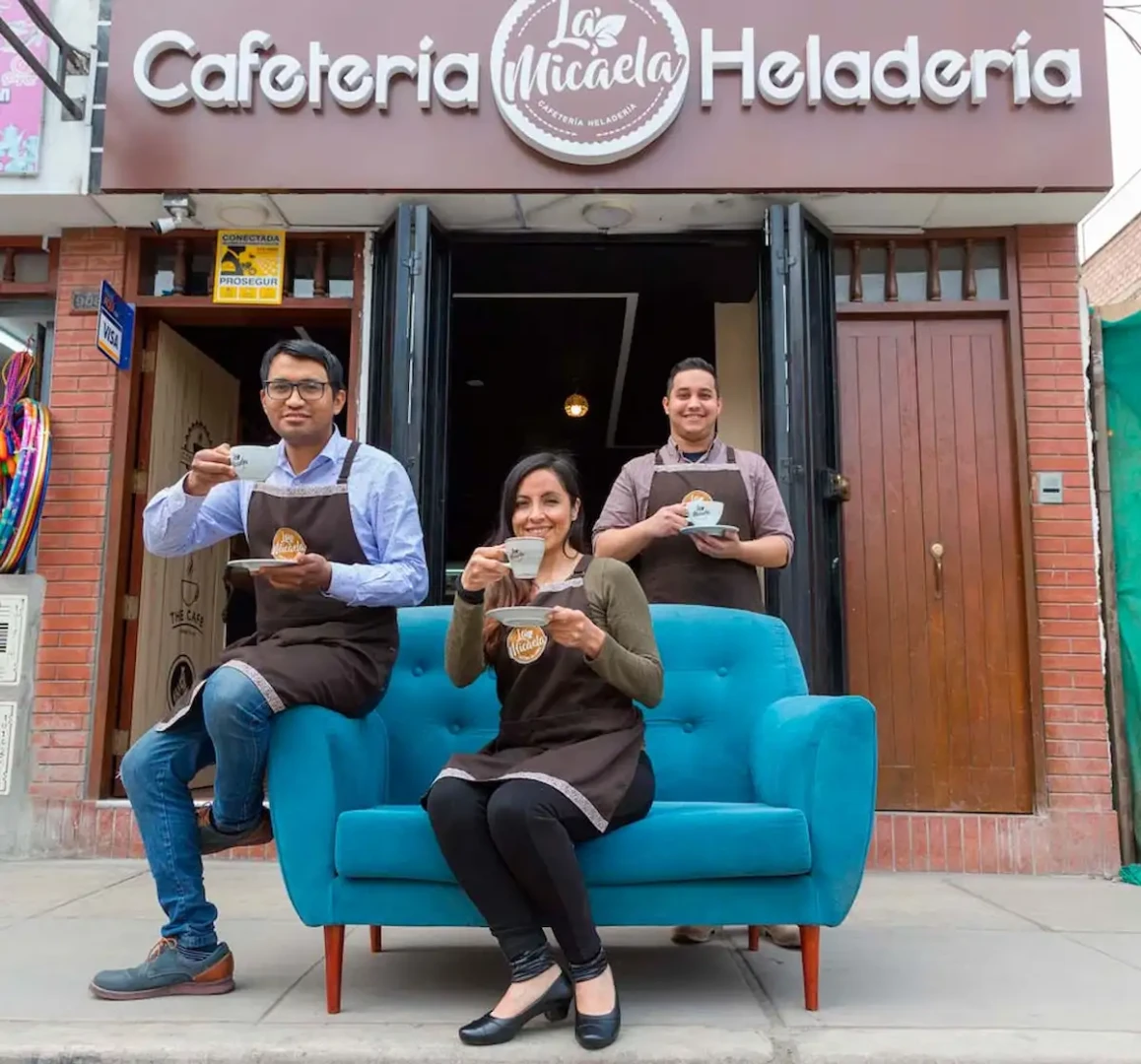 La Micaela, ubicada en el distrito de Comas, es una de las 28 cafeterías que forman parte de la ruta del Pasaporte del Café Peruano. Foto: Cafelab.pe