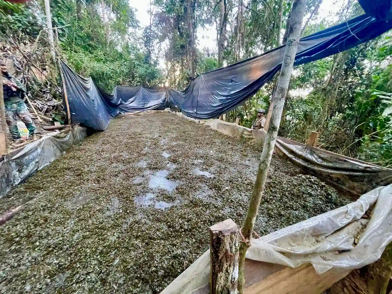 Desarticulan dos laboratorios de cocaína en Ayacucho