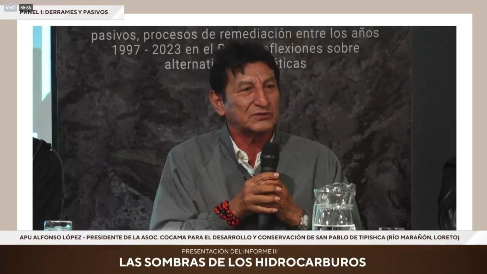 hidrocarburos. Apu Alfonso López, presidente de la Asociación Cocama para el desarrollo y la conversación de San Pablo de Tipishca, río Marañón, Loreto. (Foto: Difusión)