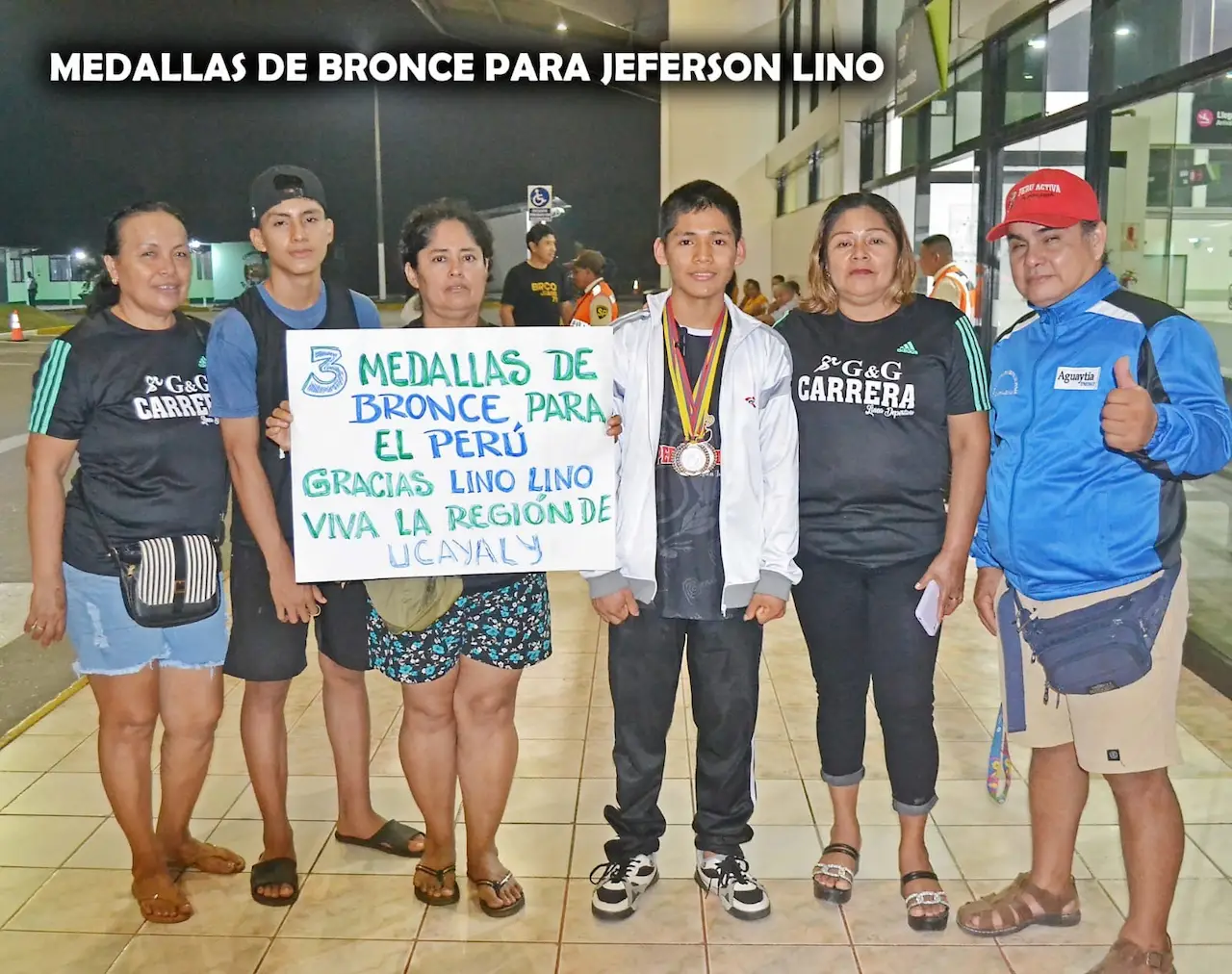 Joven de Aguaytía consiguió seis medallas en campeonato internacional de levantamiento de pesas en Ecuador