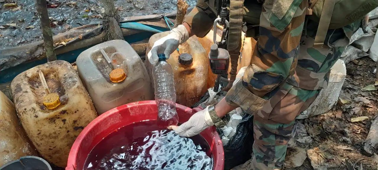 San Martín: Operativo antidrogas evita producción de 60 kilos de pasta básica de cocaína