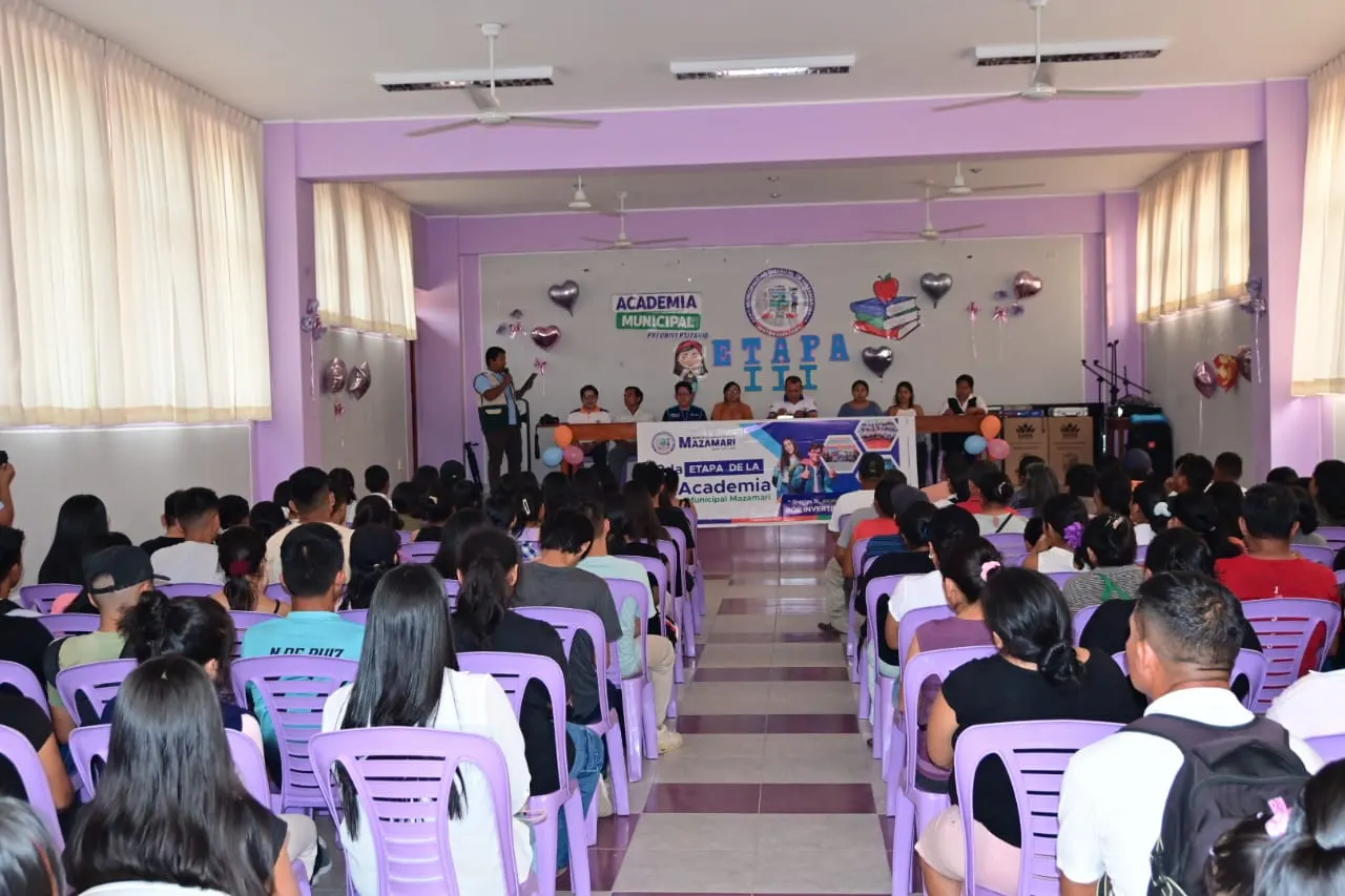 Mazamari: 110 jóvenes inician preparación para examen de admisión
