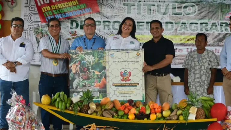 Transfieren más de S500 000 para georreferenciación de comunidades nativas