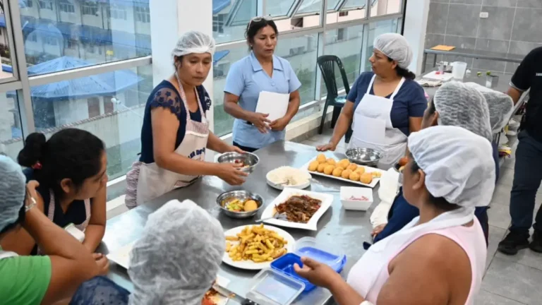 Taller de cocina apoyó a madres de hijos con discapacidad en Satipo