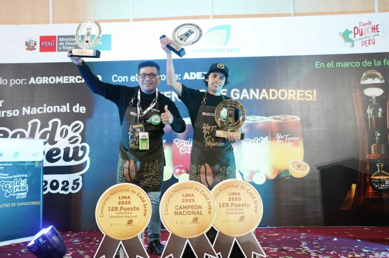 Barista de Pichanaqui conquista el Concurso Nacional de Cold Brew 2025