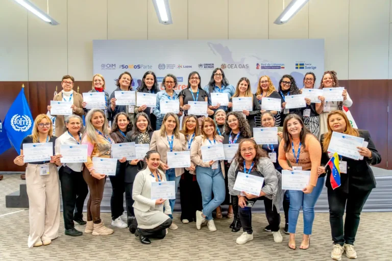 Lideresas de América Latina y el Caribe firman la Declaración de Lima por una migración con igualdad de género