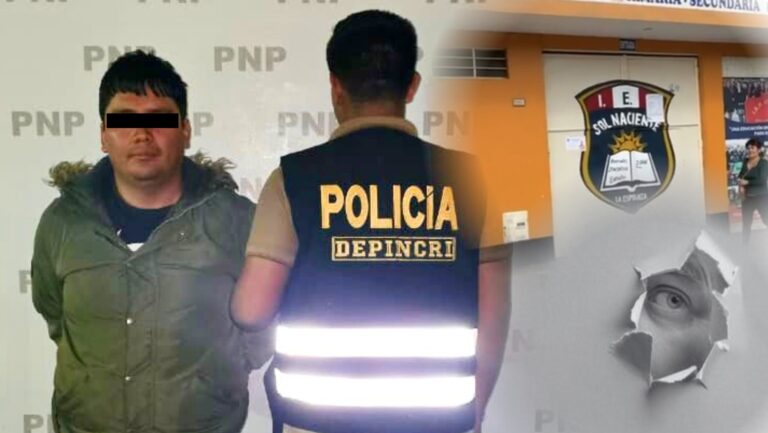 Trujillo: Detienen a profesor que intentaba espiar a alumnas en los baños