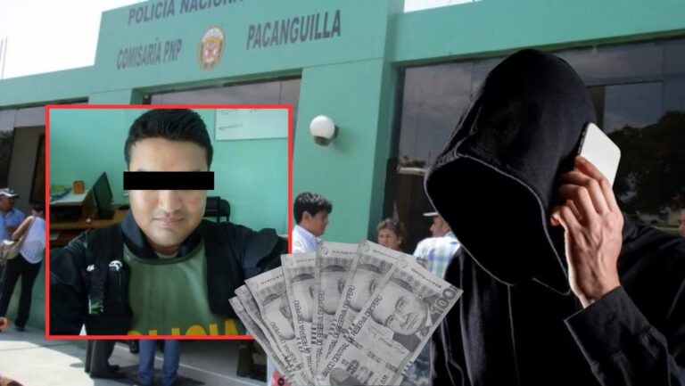Detienen en Chiclayo a policía de La Libertad acusado de exigir cupo de S/ 600 mensuales a señorita