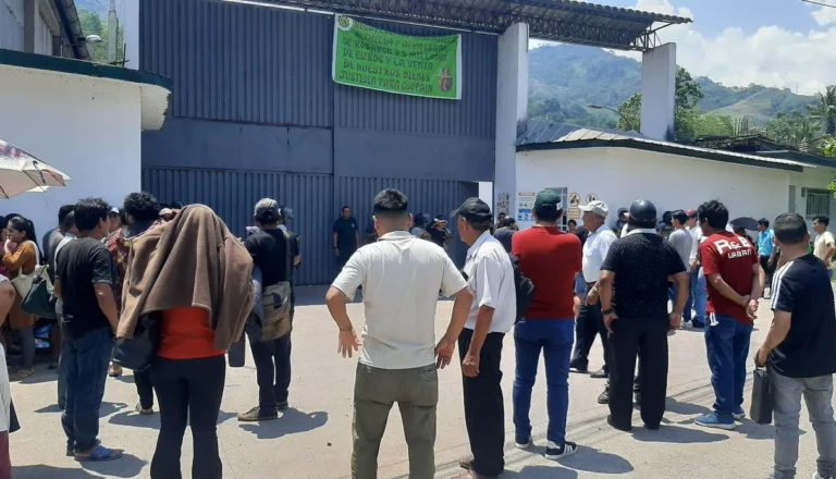 Agricultores de Naranjillo tomaron planta de cacao y café en Tingo María