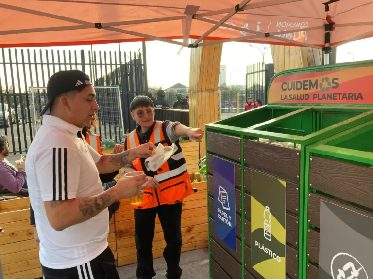 Conexión Puma recuperó 1107 kilos de reciclables en 11 partidos del Estadio Monumental