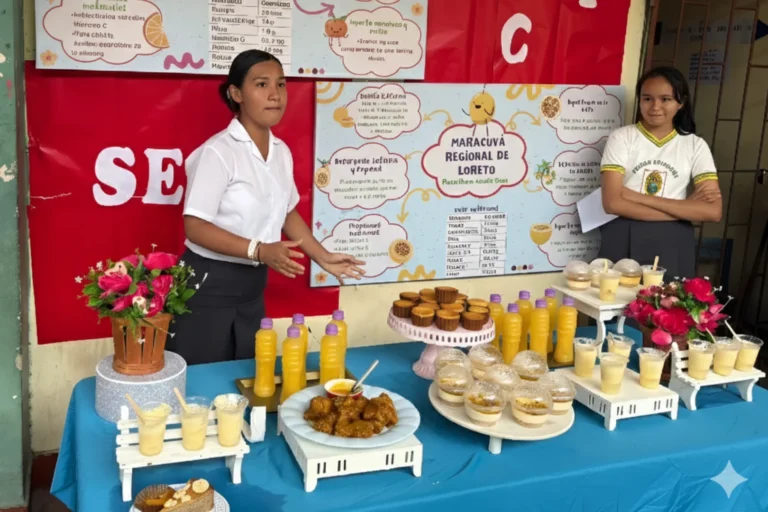 Escolares presentaron mermeladas, helados y bebidas a base de frutos amazónicos en festival
