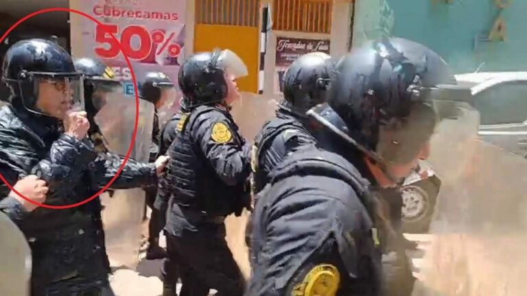 Juliaca: Policía rescata a Butters tras encerrarse en un medio de comunicación