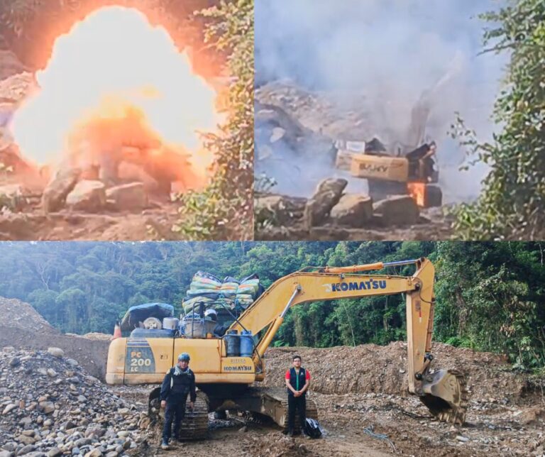 Amazonas: Fiscalía y Policía destruyen 30 campamentos de minería ilegal en Condorcanqui