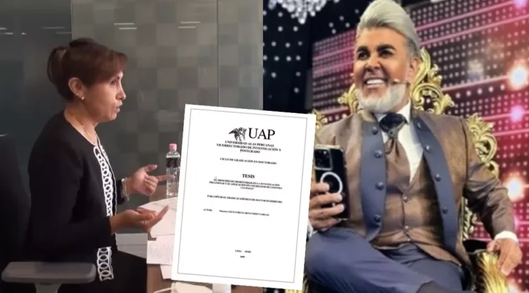 Andrés Hurtado “Chibolín” entregó la tesis doctoral “perdida” a fiscal Patricia Benavides