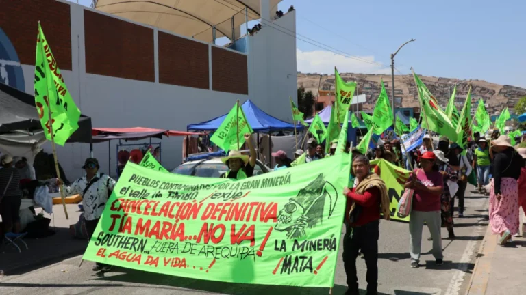 Pobladores del Valle de Tambo presentan medida cautelar para suspender autorización de explotación de Tía María