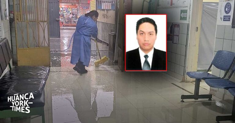 Exigen destitución de director del centro de salud de Chilca por inoperancia: goteras siguen afectando