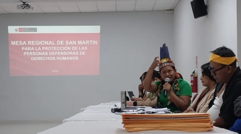 San Martín: Federaciones indígenas cuestionan lentitud del Estado en la protección de defensores