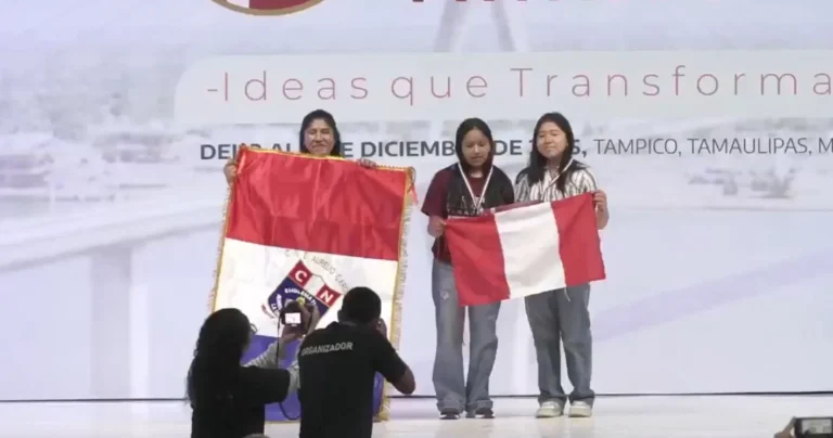 Escolares de Huánuco obtienen medalla de bronce en feria científica internacional en México