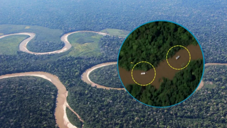 Loreto: Imágenes satelitales revelan dragas mineras operando en el río Atacuari