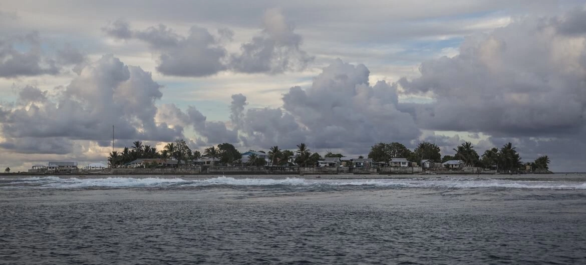 Con menos de 2000 habitantes, el territorio no autónomo de Tokelau, en el Pacífico, se encuentra en primera línea del cambio climático. (Foto: Unicef)