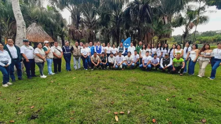 Un total de 35 jóvenes voluntarios de la Red Agua Joven juramentaron como promotores del cuidado del agua en la provincia de Leoncio Prado. (Foto: Inforegión)