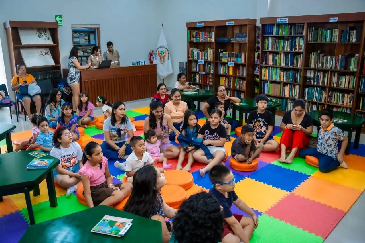 El taller “Mini investigadores de Mamíferos” busca acercar a niños y niñas al conocimiento de la fauna amazónica mediante actividades educativas y dinámicas lúdicas. (Foto: Difusión)